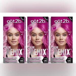 Got2b 3pack - Color Remix Pink Hair Dye
